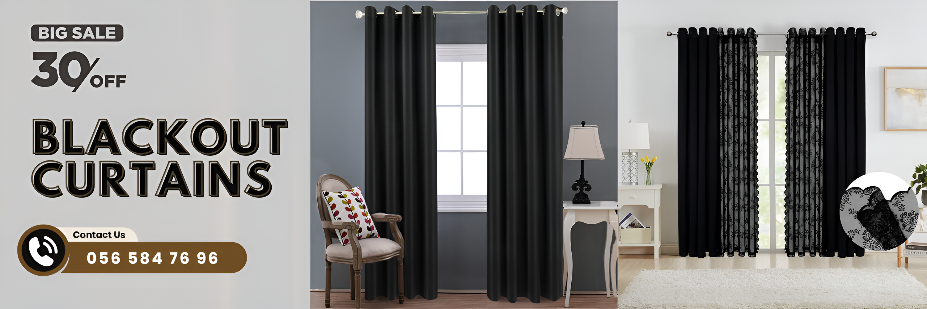 BLACKOUT CURT BANNER